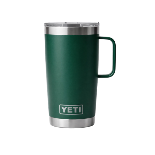 Termo YETI Rambler Mug 20 oz con Asa color Green Northwood (Verde Bosque) — YETI 100% original en Boreal México