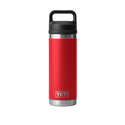 Botella YETI Rambler 18 oz con Chug Cap color Rescue Red (Rojo) — YETI 100% original en Boreal México