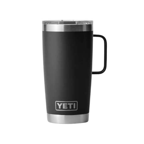 Termo YETI Rambler Mug 20 oz con Asa color Negro — YETI 100% original en Boreal México