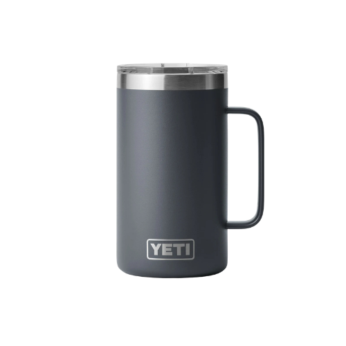 Termo YETI Rambler Mug 24 oz con Asa color Gris — YETI 100% original en Boreal México