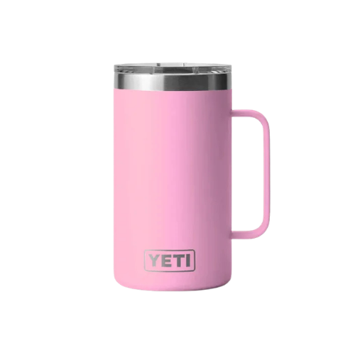 Termo YETI Rambler Mug 24 oz con Asa color Rosa — YETI 100% original en Boreal México