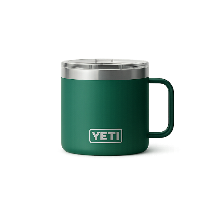 Termo YETI Rambler Mug con Asa color Verde Northwood — YETI 100% original en Boreal México