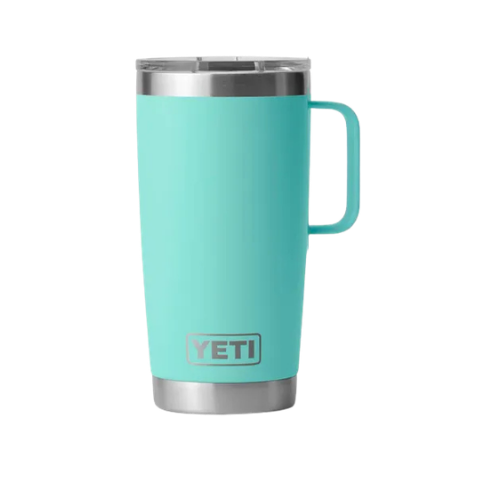 Termo YETI Rambler Mug 20 oz con Asa color Seafoam (Menta) — YETI 100% original en Boreal México