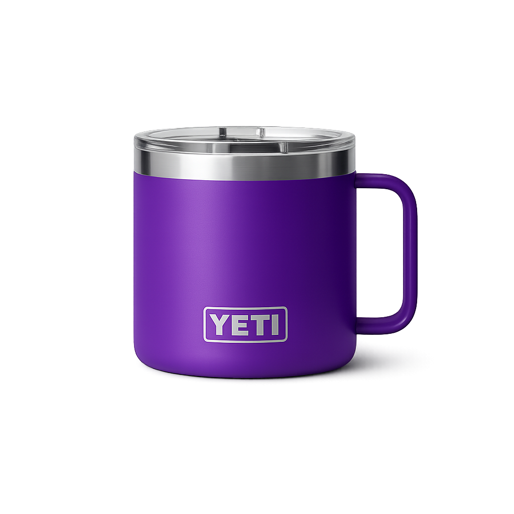 Termo YETI Rambler Mug con Asa color Morado — YETI 100% original en Boreal México