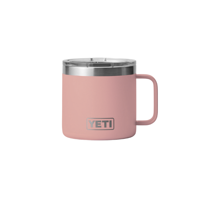 Termo YETI Rambler Mug con Asa color Sandstone Pink — YETI 100% original en Boreal México