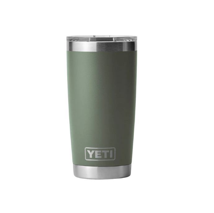 Termo YETI Rambler 20 oz Tumbler color Green Army (Verde Militar) — YETI 100% original en Boreal México