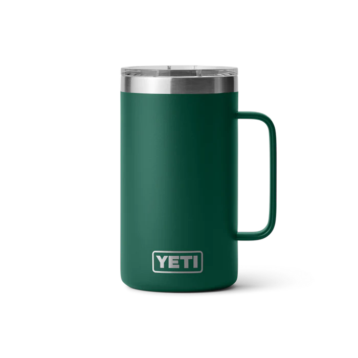 Termo YETI Rambler Mug 24 oz con Asa color Verde NorthWood — YETI 100% original en Boreal México