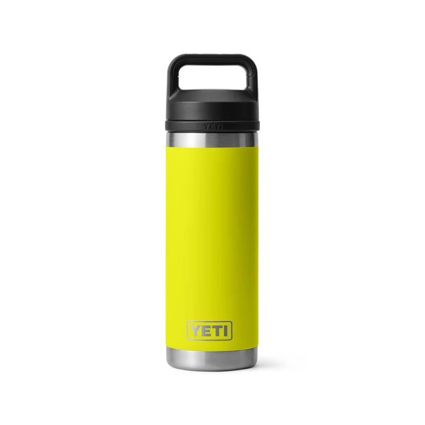Botella YETI Rambler 18 oz con Chug Cap color FireFLy Yellow — YETI 100% original en Boreal México