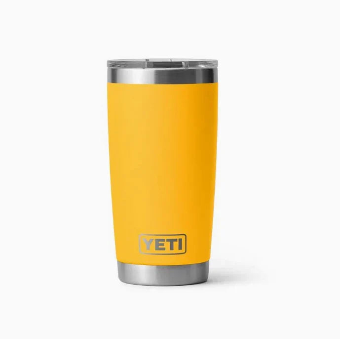 Termo YETI Rambler 20 oz Tumbler color Apline Yellow (Mango) — YETI 100% original en Boreal México