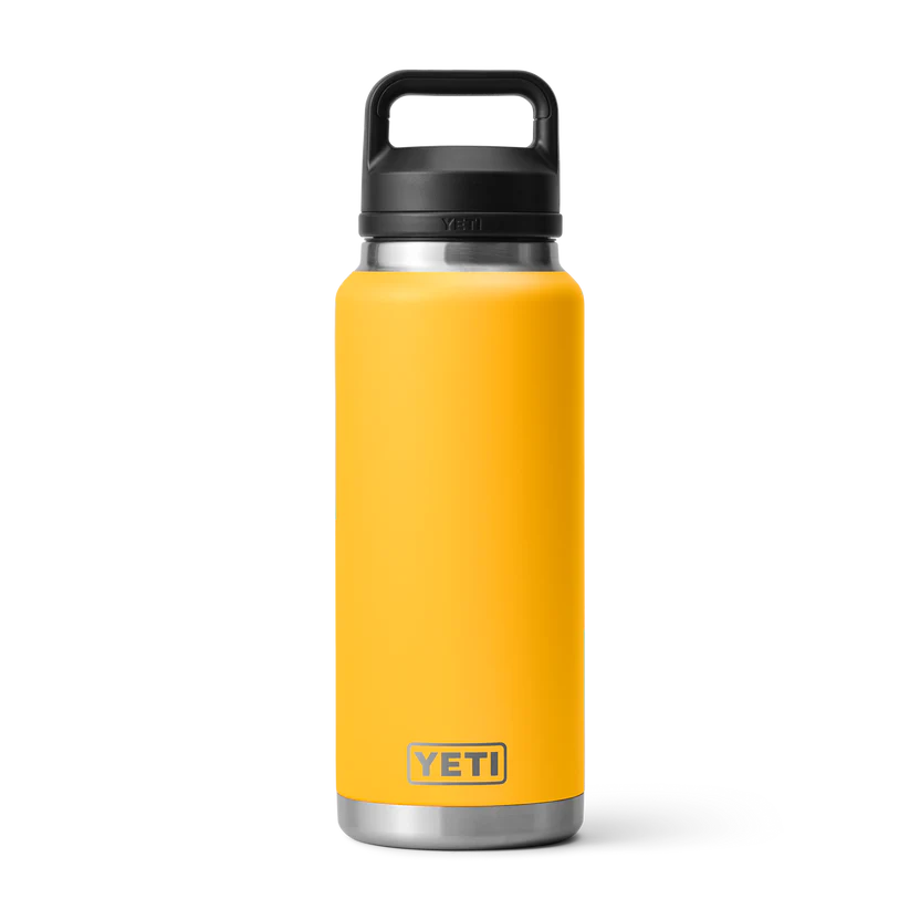 Botella YETI Rambler 36 oz con Chug Cap color Alpine Yellow (Mango) — YETI 100% original en Boreal México