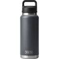 Botella YETI Rambler 36 oz con Chug Cap color Charcoal (Gris) — YETI 100% original en Boreal México