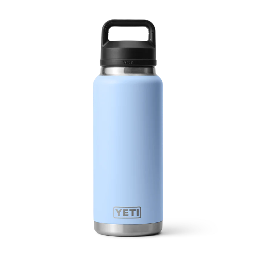 Botella YETI Rambler 36 oz con Chug Cap color Sky Blue (Azul Cielo) — YETI 100% original en Boreal México
