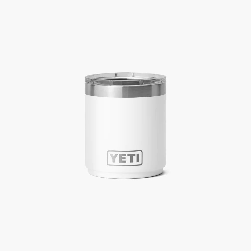 Vaso YETI Rambler Lowball 10 oz color Blanco — YETI 100% original en Boreal México