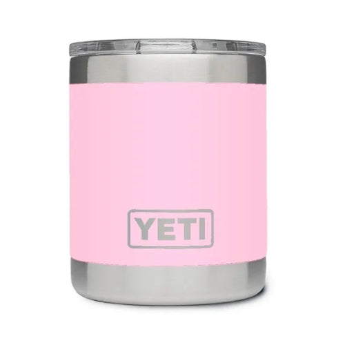 Vaso YETI Rambler Lowball 10 oz color Power Pink (Rosa) — YETI 100% original en Boreal México