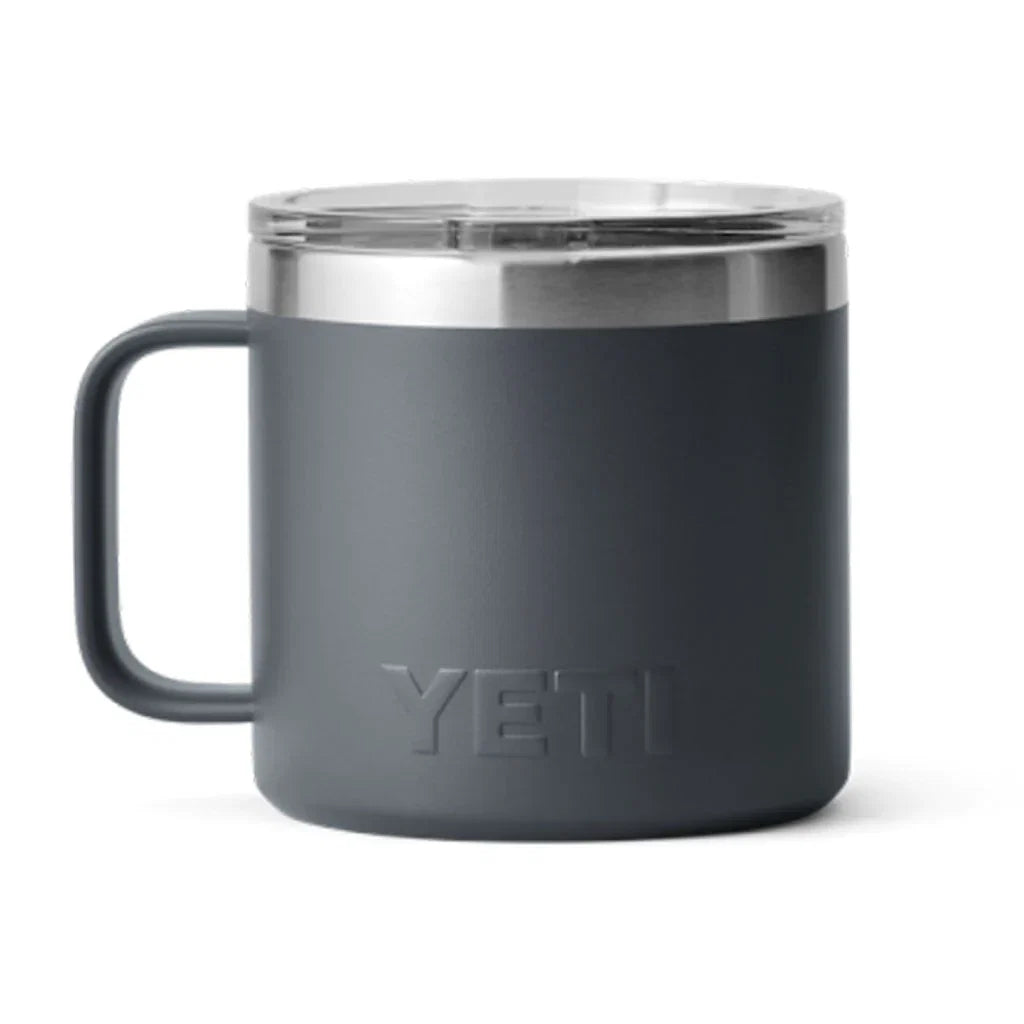 Termo YETI Rambler Mug 14 oz con Asa color Charcoal (Gris) — YETI 100% original en Boreal México
