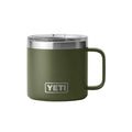Termo YETI Rambler Mug 14 oz con Asa color Green Army (Verde Militar) — YETI 100% original en Boreal México