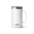 Termo YETI Rambler Mug 24 oz con Asa color Blanco — YETI 100% original en Boreal México